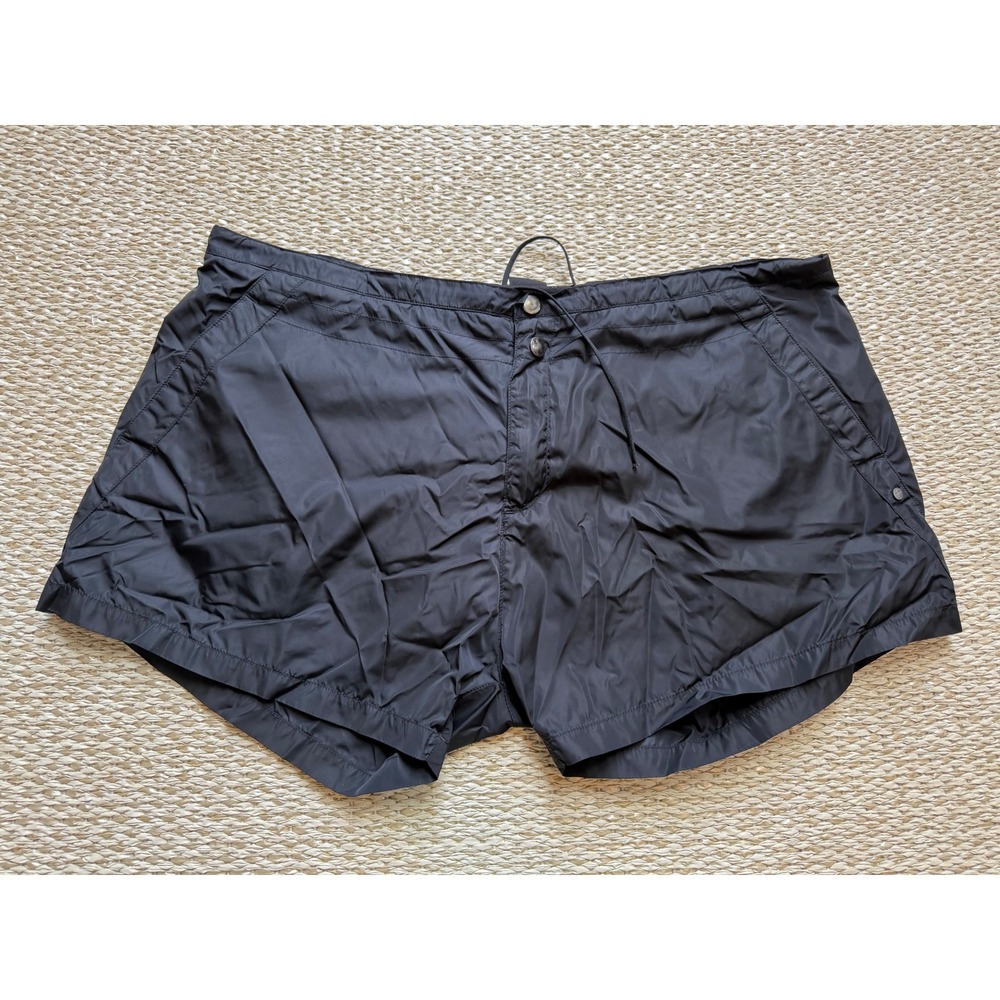 Vintage Hugo Boss Mens Black Swim Trunks Board Shorts Mesh Lined mini size L